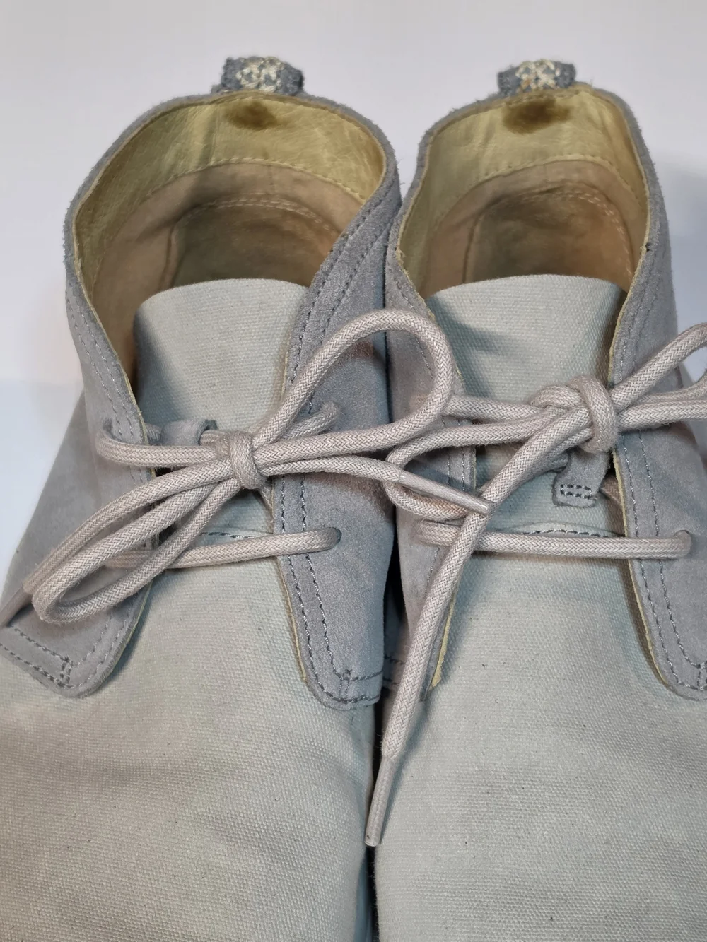 UGG Freaman Canvas Chukka Boots in Gray